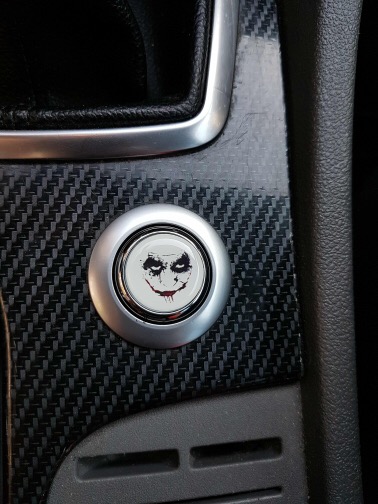 Startknopf Start Stop Knopf Abdeckung Aufkleber passt für VW Touareg  Phaeton